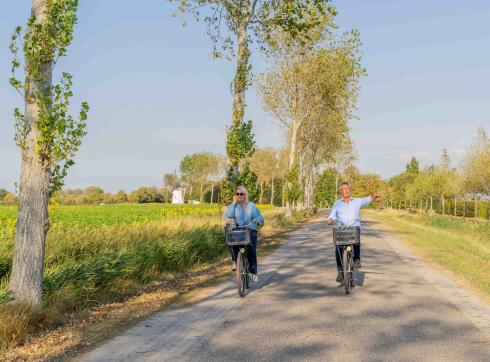 op de fiets